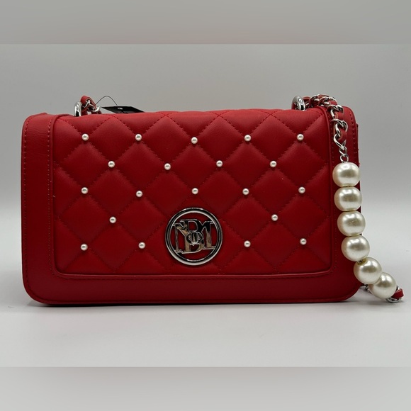 Badgley Mischka Crossbody Bag with Pearls NWT - Picture 1 of 2